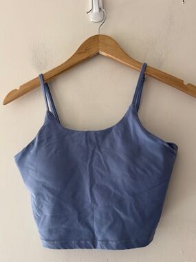 Urban Daizy Periwinkle Blue Padded Sports Bra Tank Top